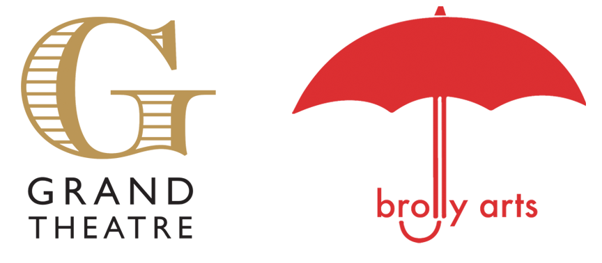 logos grand theatre and brolly arts