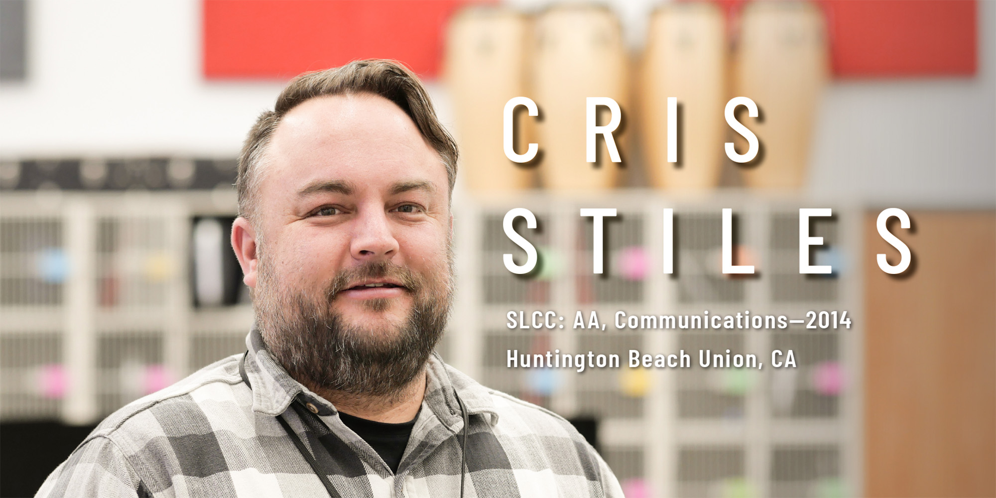 Cris Stiles, SLCC AA Communications in 2014, From Huntington Beach Union, California