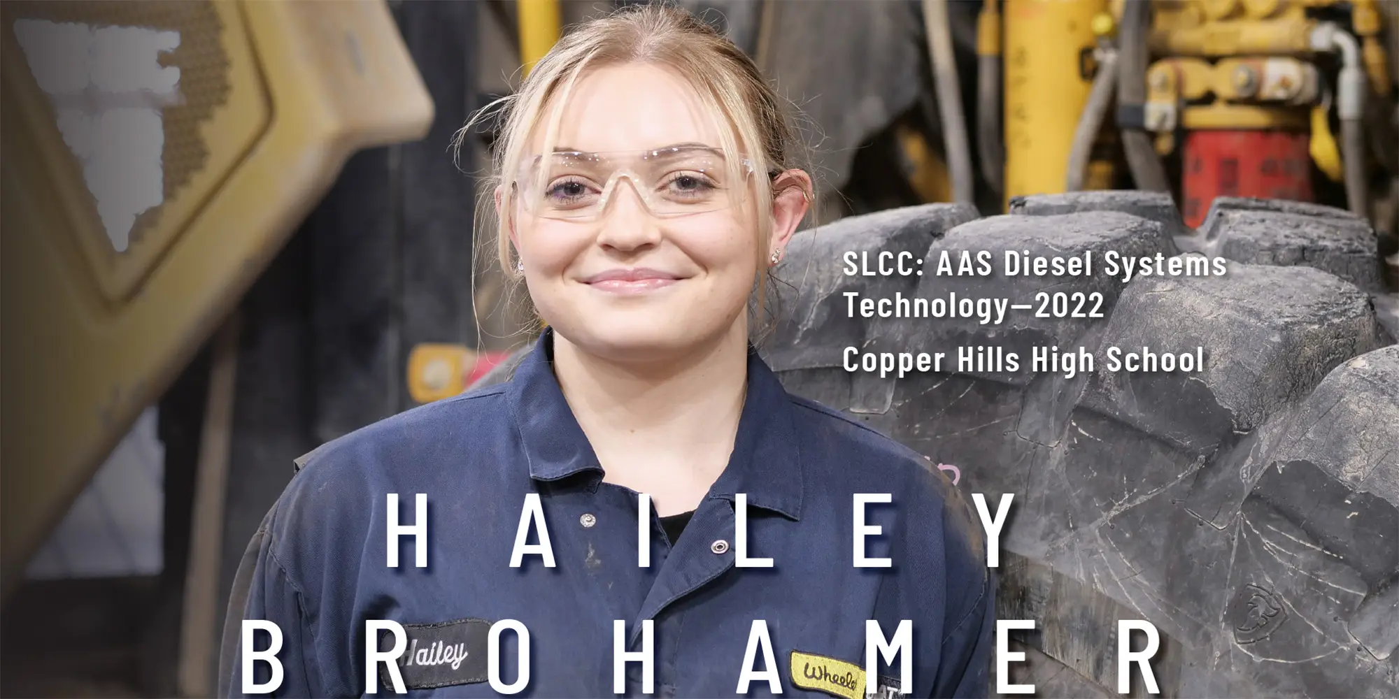 Hailey Brohamer, SLCC AAS Diesel Systems in 2022, From Copper Hills High School