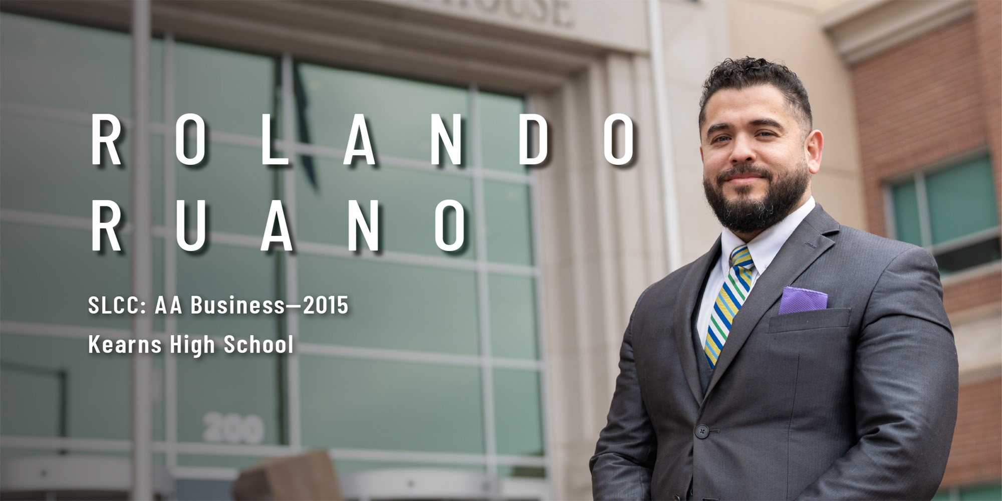 Rolando Ruano, SLCC AA Business in 2015, From Kearns High School