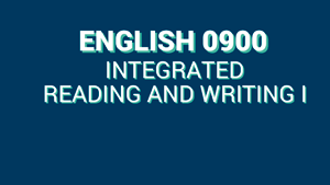ENGLISH 0900