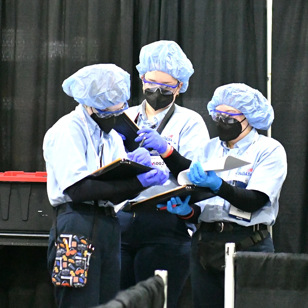 College students compete in mock crime scene investigation