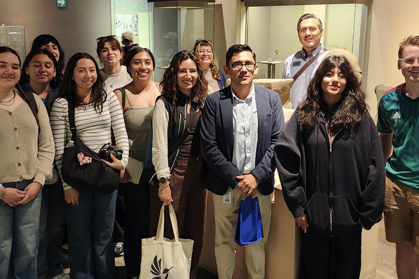 Preston Wardle on the very right of the image, along with the Center for Latin American Studies (CLAS) Study Abroad group