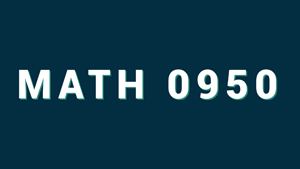 MATH 0950