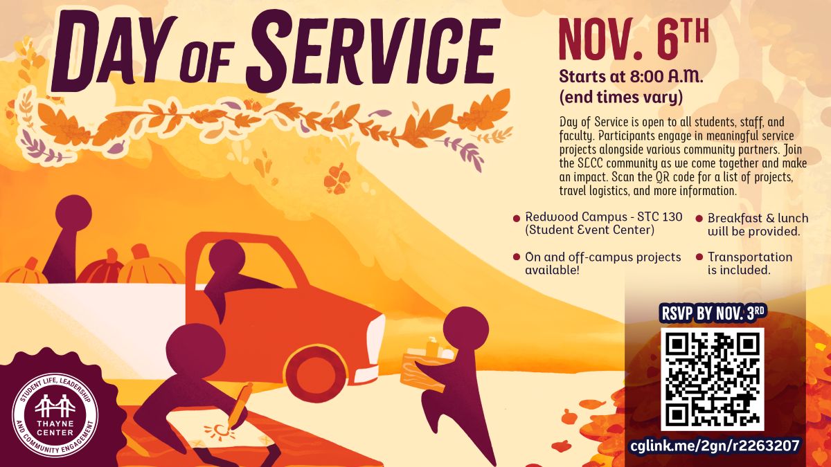 Day of Service Flyer, Nov. 6, 8 am